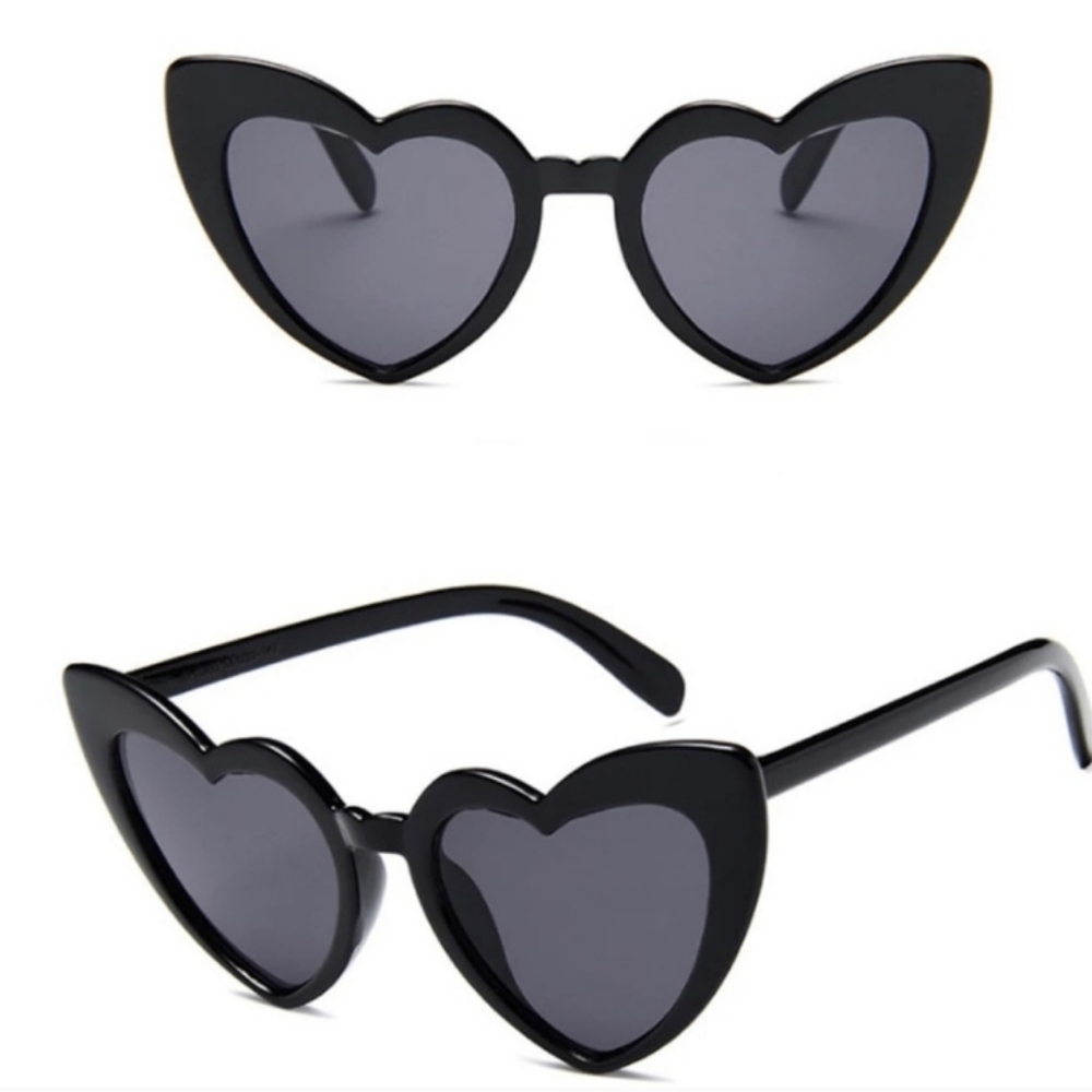 Black Heart Shape Sunglasses